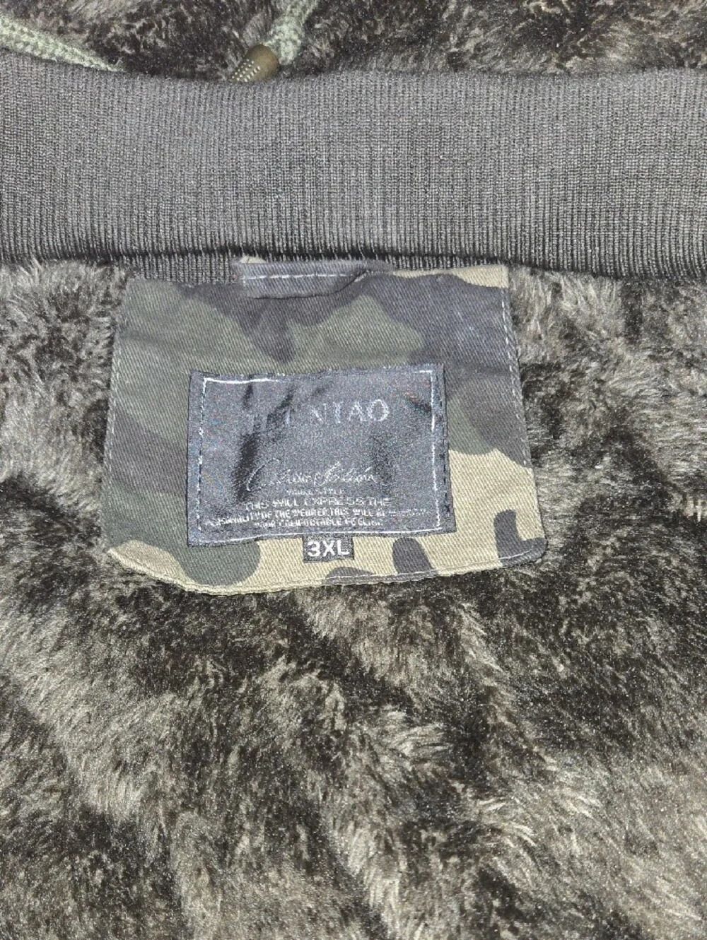 H.T. Niao Men's Camouflage Utility Jacket - Olive Camo Heavyweight